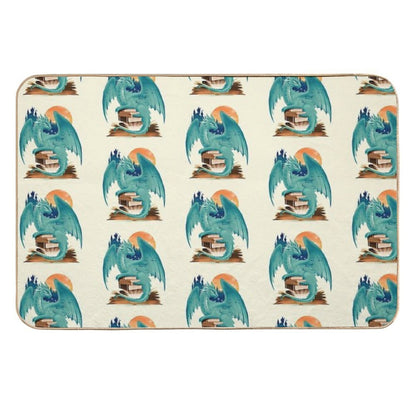 Book of Dragon And Fantasy  Pet-Safe Bath Mat