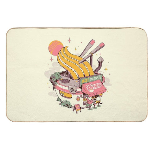 Ramen Bowl Restaurant  Pet-Safe Bath Mat