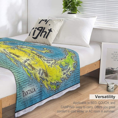 Maps Poster Metal Print Tapestry Throw Blanket  Poster Compact Throw Blanket
