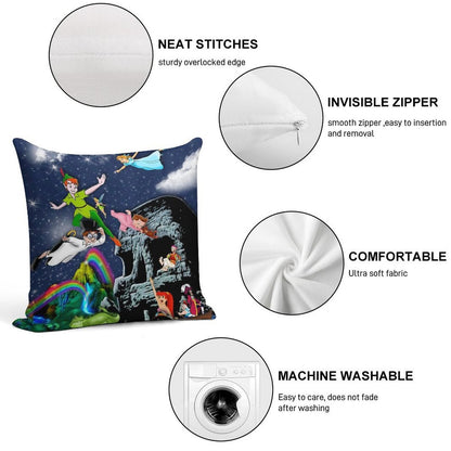 Peter Pan Soft High-Density Material Throw Pillow
