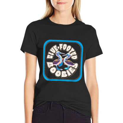 Everybody Loves Blue-Footed Boobies  Easy-care T-Shirt