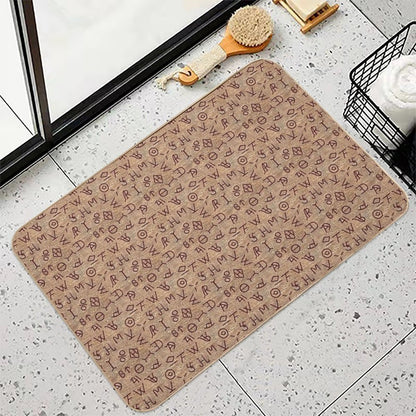 Cattle Brands  Toxin-Free Bath Mat