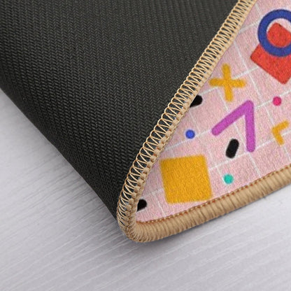 Retro Bright Memphis Pattern  Odorless Bath Mat