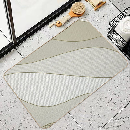 OliveStract  Rapid-Drying Bath Mat