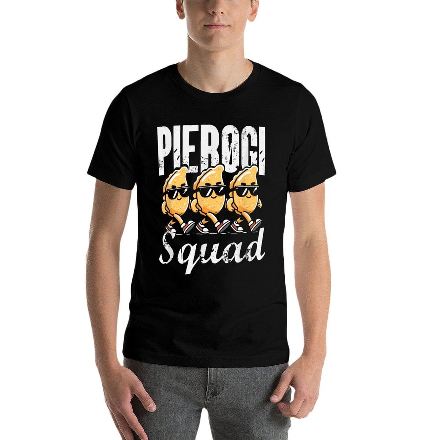 Pierogi Squad Funny Polish American Christmas Poland Pierogi  Summer-ready Fabric T-Shirt