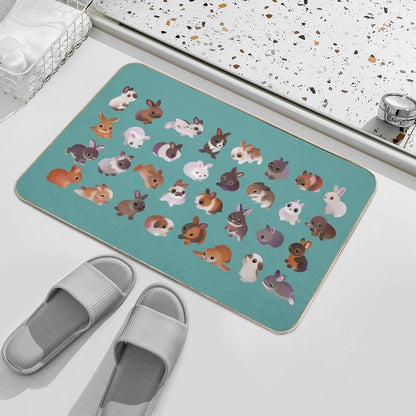 Bunny Day - Other Version  Anti-Trip Bath Mat