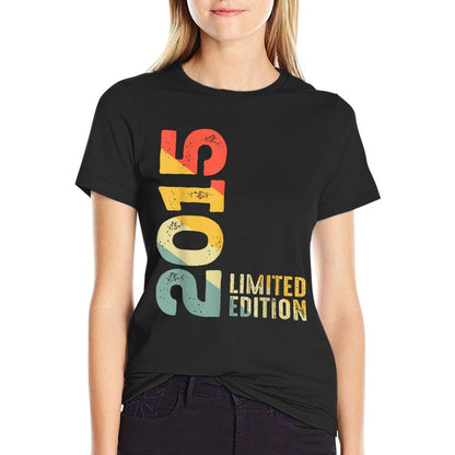 Limited Edition 2015 Born 2015 Birthday  Polyester Blend T-Shirt
