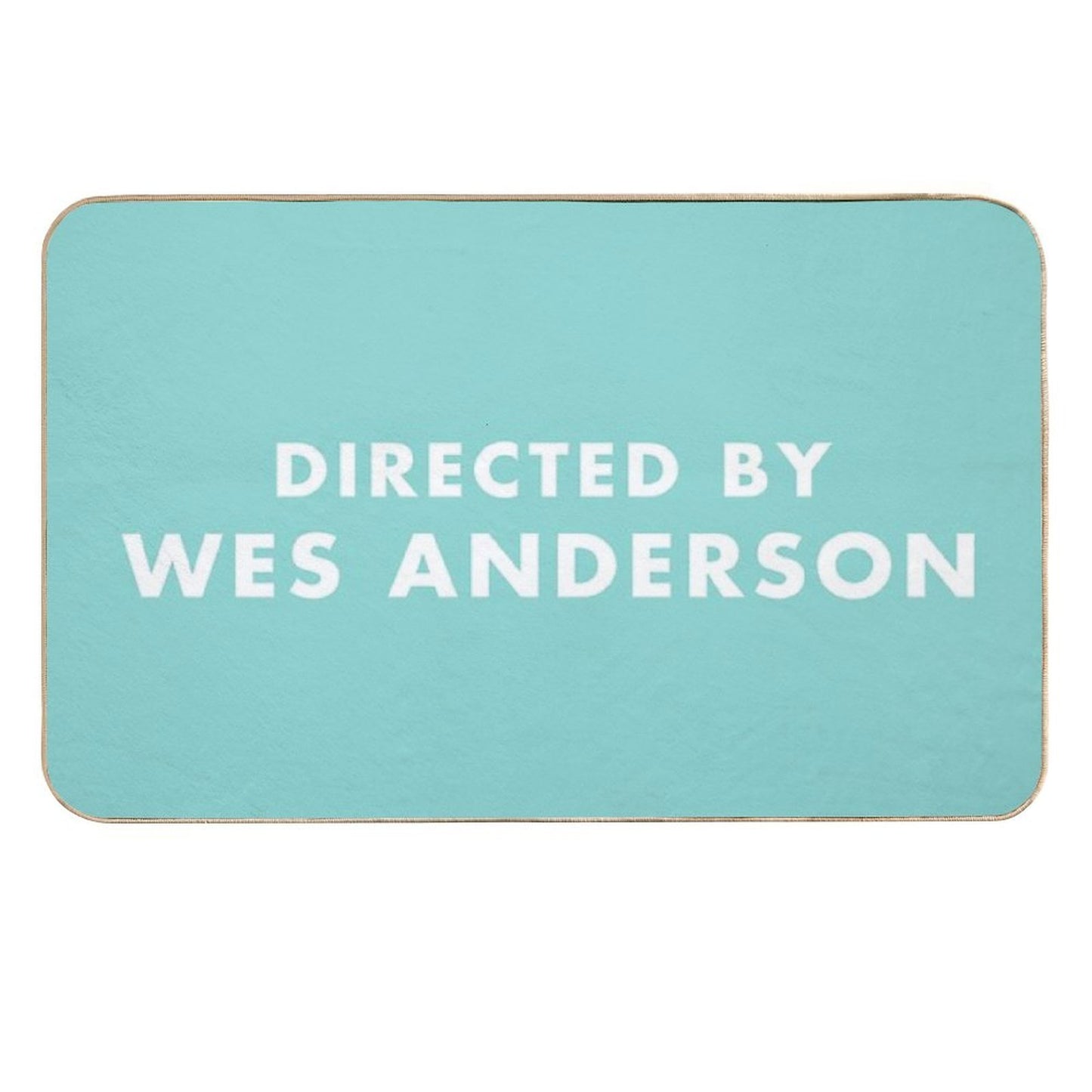 Directed by Wes Anderson - Teal  Pet-Safe Bath Mat