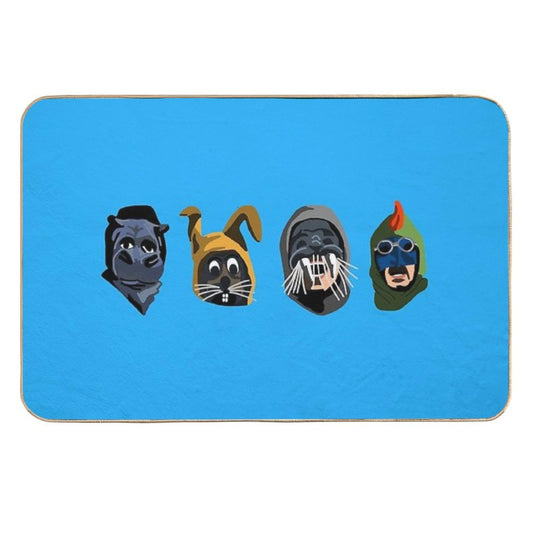 Magystery Heads  Stain-Proof Bath Mat