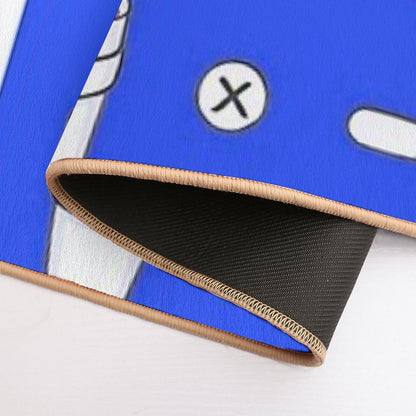 Lean & Pills (Dark Blue)  Easy Maintenance Bath Mat