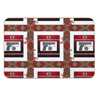 Black Star  Easy To Clean Bath Mat