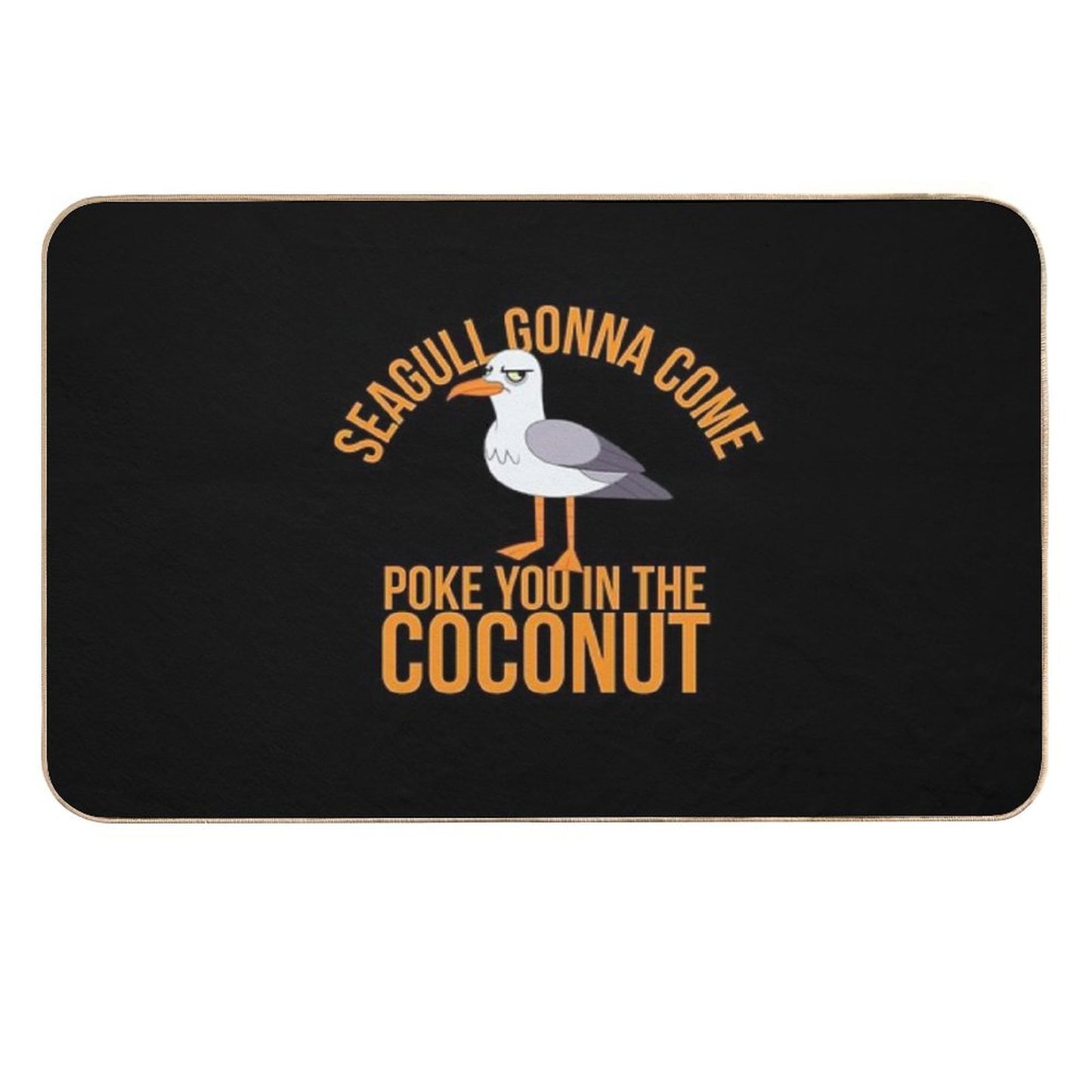 Seagulls Stop It Now  Dirt-Trapping Bath Mat