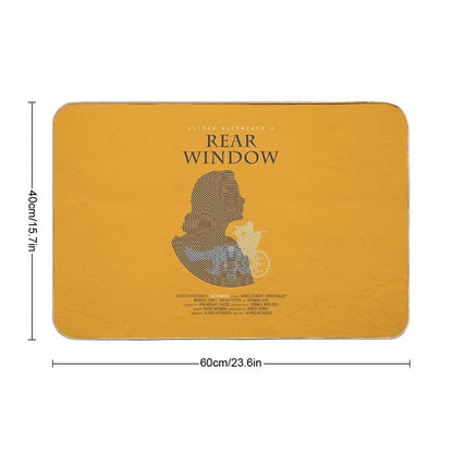 Alfred Hitchcock Rear Window  Anti-Trip Bath Mat