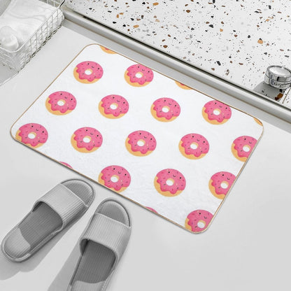 Happy Donut  Rapid-Drying Bath Mat