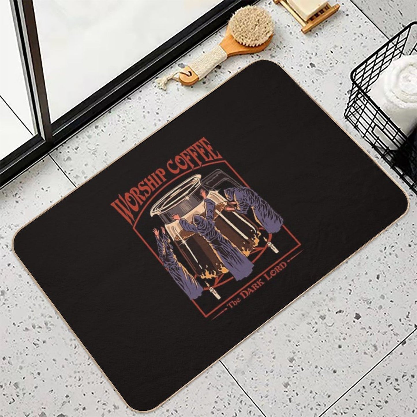 Worship Coffee  Rapid-Drying Bath Mat