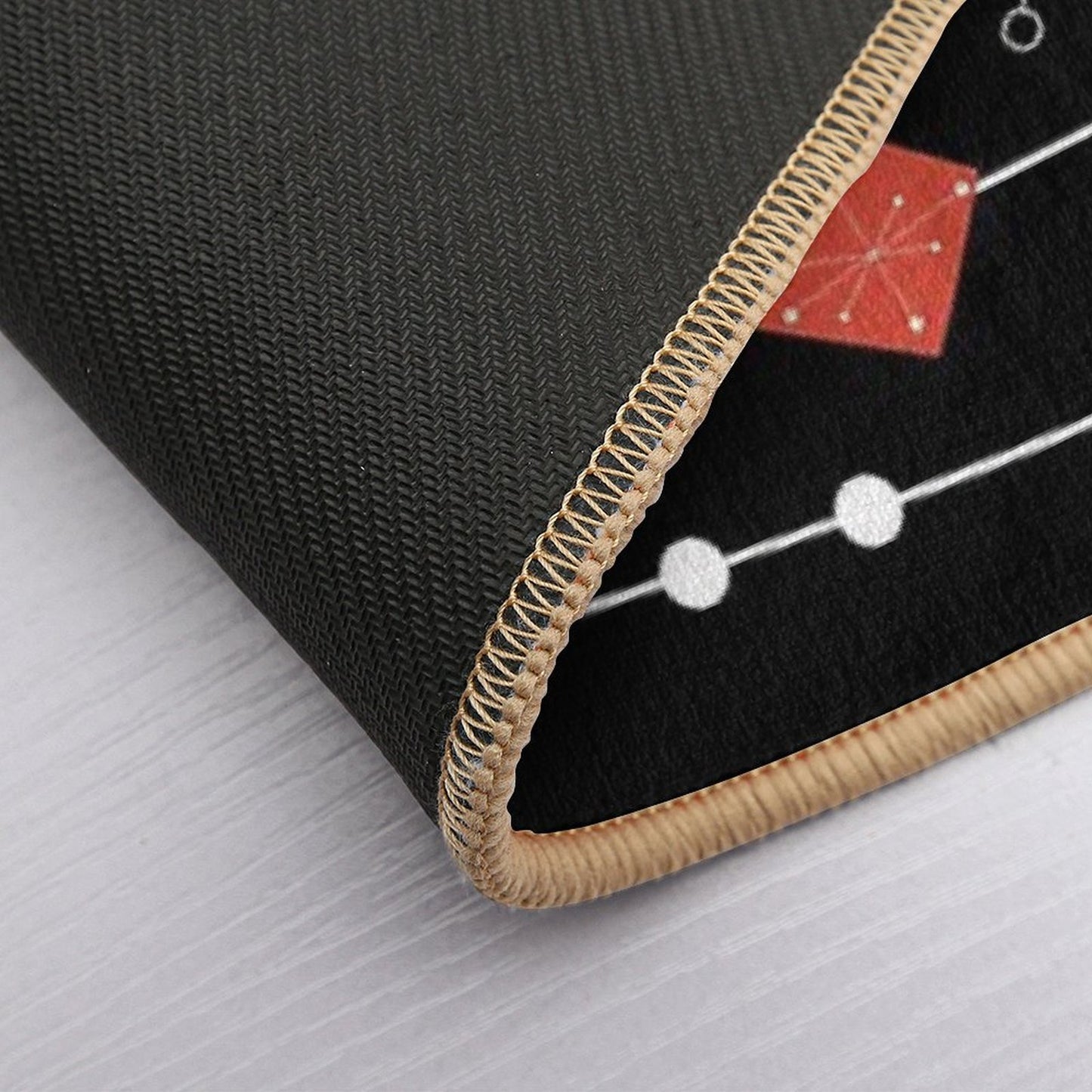 Midcentury Modern Starbursts  Versatile Bath Mat