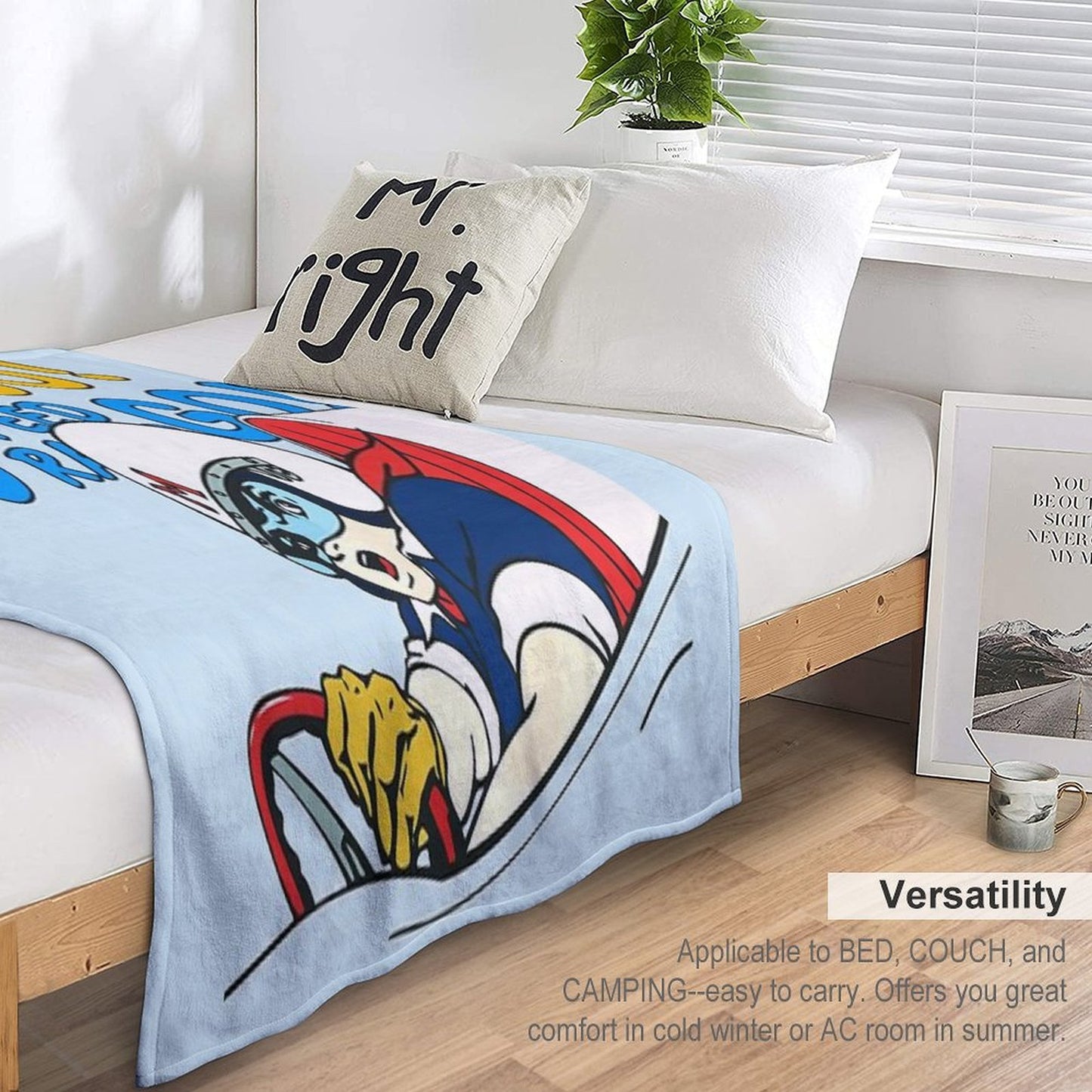 Go Speed Racer Go! Comfort Throw Blanket