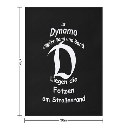 Dynamo Out of Control Machine-washable Throw Blanket
