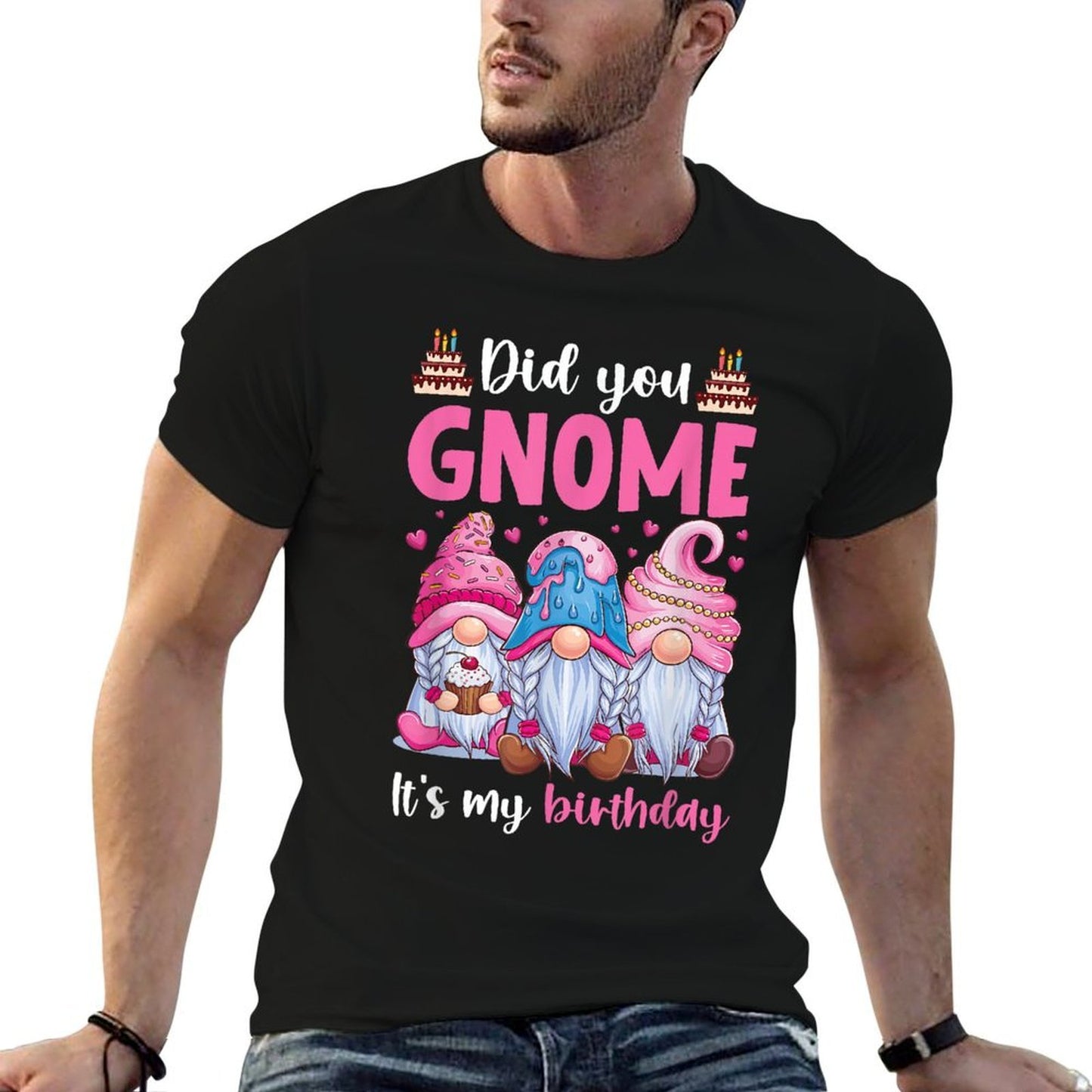 Did You Gnome It&#39;s My Birthday Gnomes Gifts for Women Girls Comfortable T-Shirt