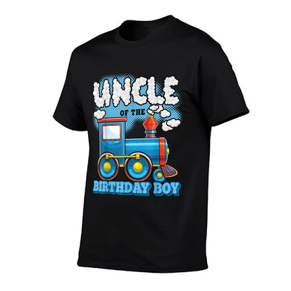 I'm Uncle of The Birthday Boy Train Birthday Party Supply  Lightweight T-Shirt
