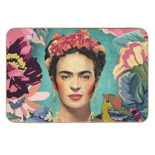 Frida Kahlo V  Odorless Bath Mat