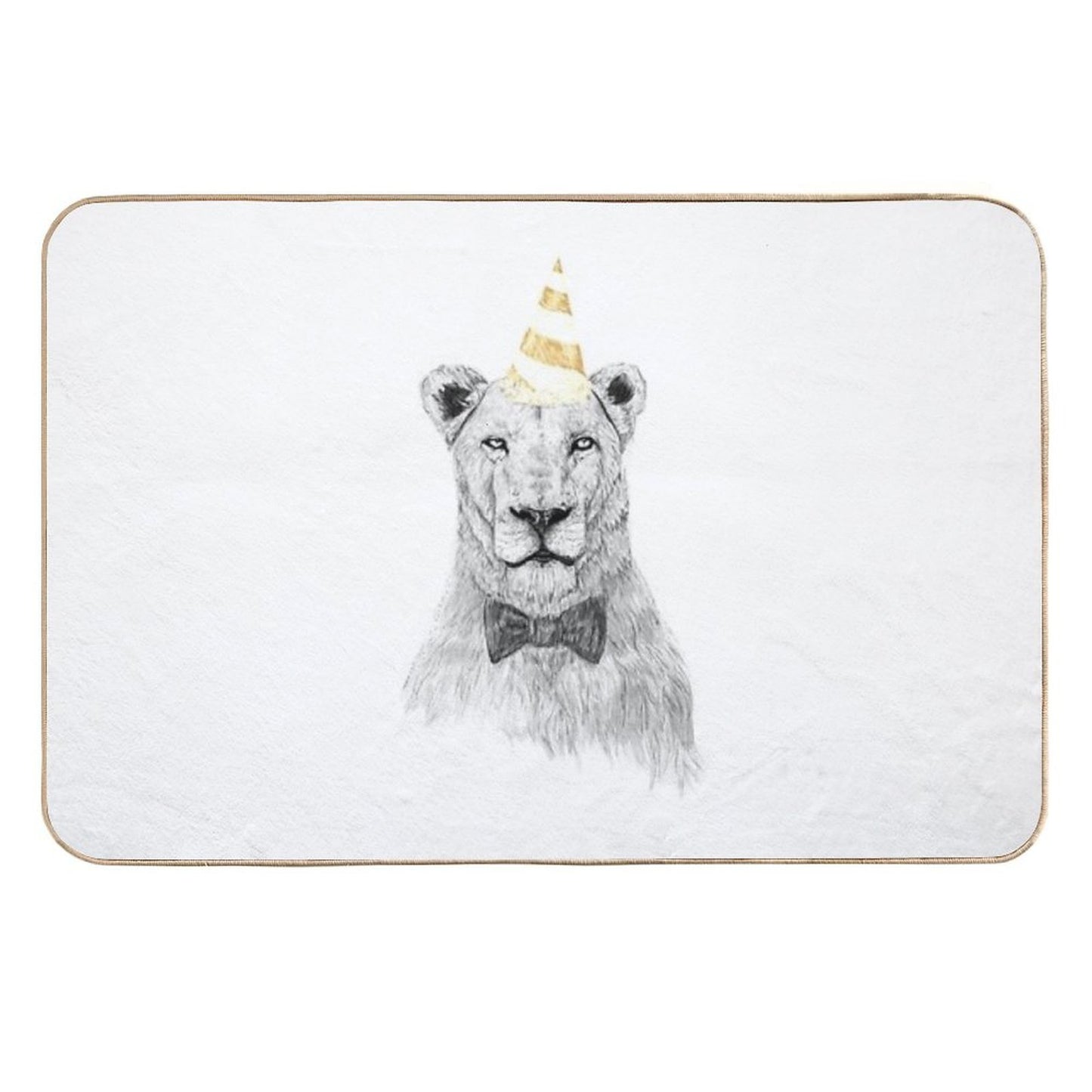 Get The Party Started (color)  Rapid-Drying Bath Mat