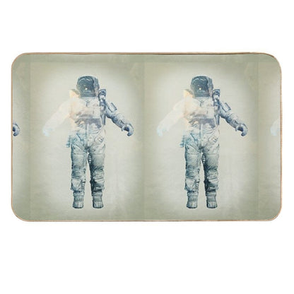 Astroscape - Astronaut Double Exposure  Toxin-Free Bath Mat