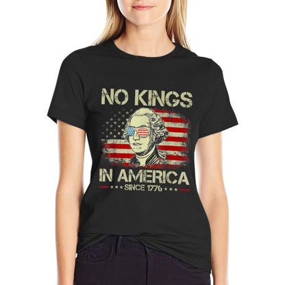 No Kings In America Since 1776 George Washington USA  Versatile T-Shirt