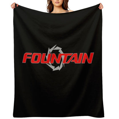 Fountain Powerboats Boat Machine-washable Throw Blanket