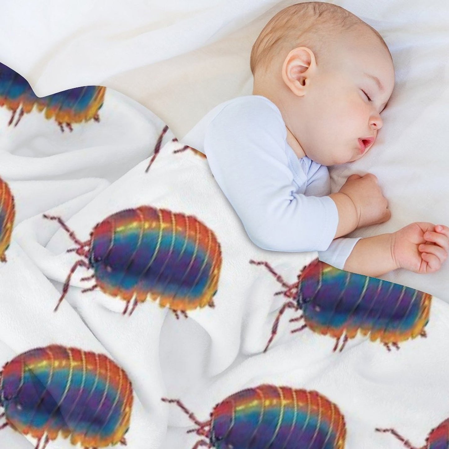 Woodlouse Machine-washable Throw Blanket
