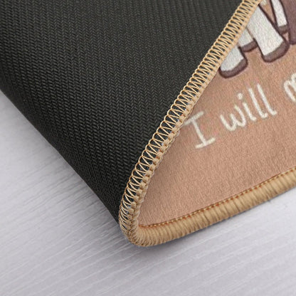 When It's Hard to Find Kindness, I Will Make It Myself Baby Goats  Anti-Trip Bath Mat