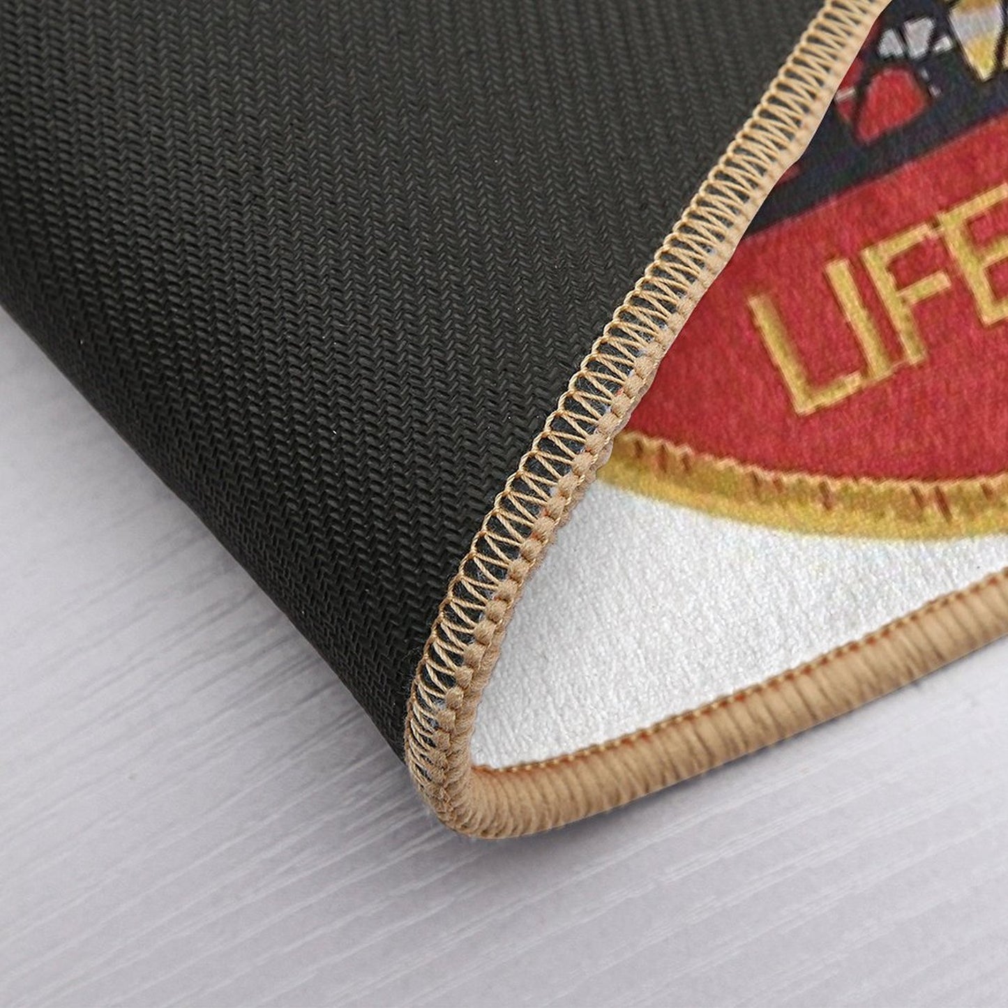 Baywatch Badge - Uniform  Stain-Proof Bath Mat