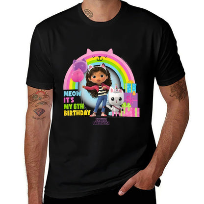 DreamWorks Gabby's Dollhouse 6th Birthday  Soft T-Shirt