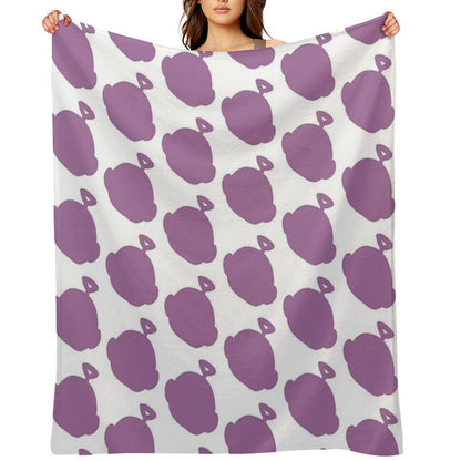 Tinky Winky Silhouette Machine-washable Throw Blanket