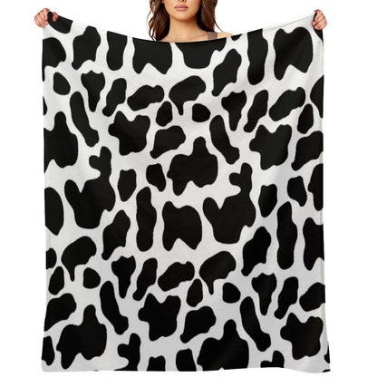 Country Cowboy Western Horseshoe Sherriff Star Checkerboard Cowboy Boots Cactus Pattern Print Plush Throw Blanket