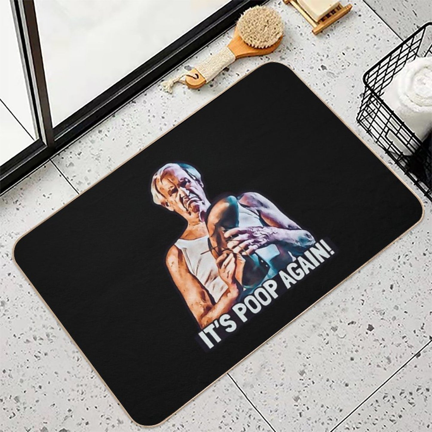 “It’s Poop Again!” Billy Madison  Easy To Clean Bath Mat