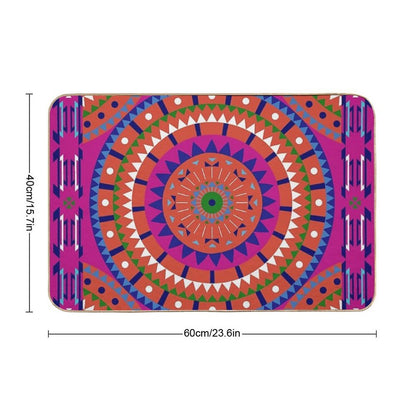 Mandala (Awakening)  Easy To Clean Bath Mat