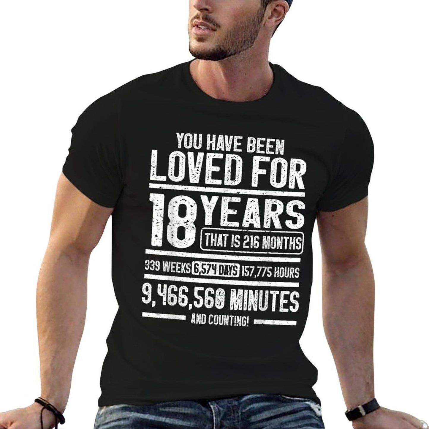 You Have Been Loved for 18 Birthday Happy 18th Birthday  Moisture-wicking T-Shirt