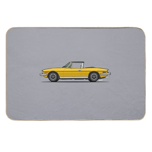Triumph Stag Single Illustration  Toxin-Free Bath Mat