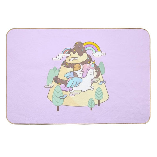 Bubu The Guinea Pig, Unicorn  Eco-Friendly Bath Mat