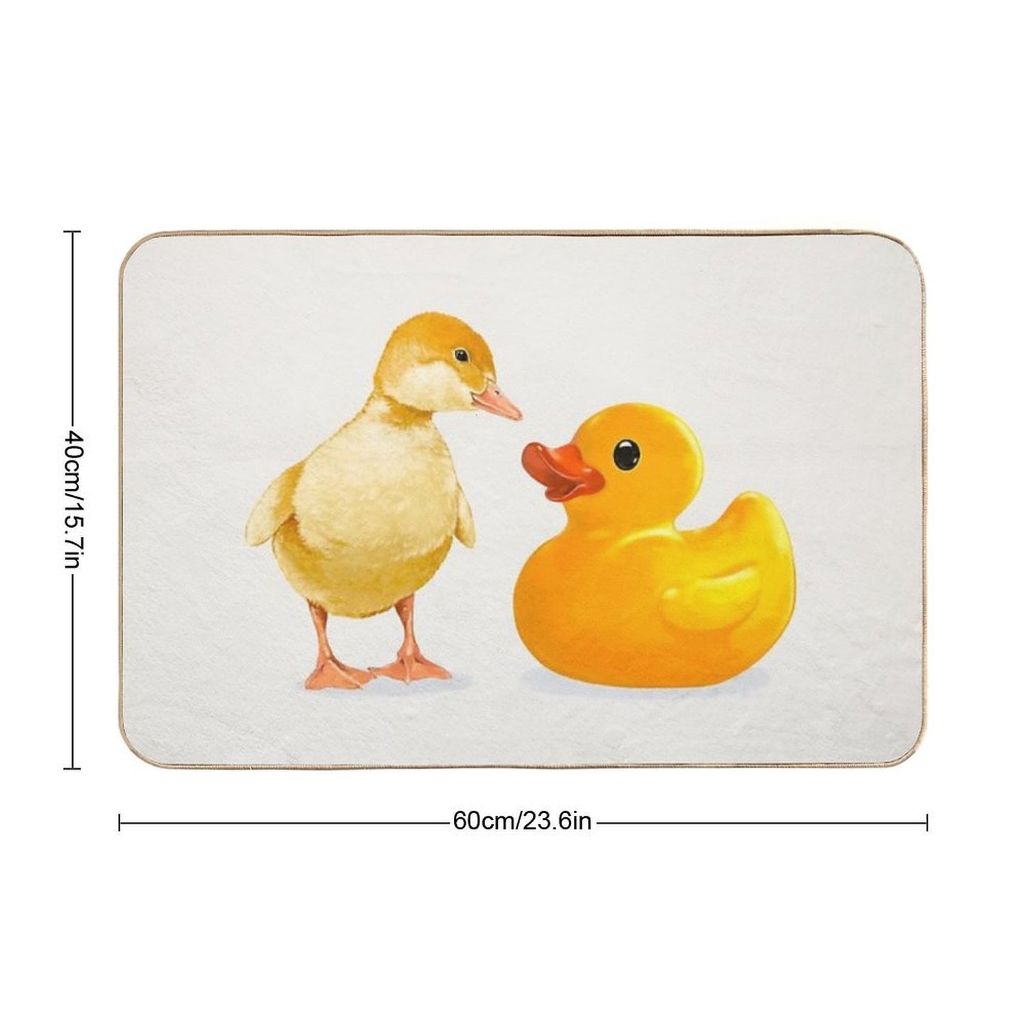 Little Duckling Meet A Friend  Pet-Safe Bath Mat