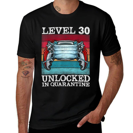 Level 30 Unlocked In Quarantine Video Gamers 30th Birthday  Vintage-inspired T-Shirt