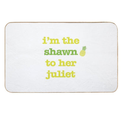 Shawn to Her Juliet  Rapid-Drying Bath Mat