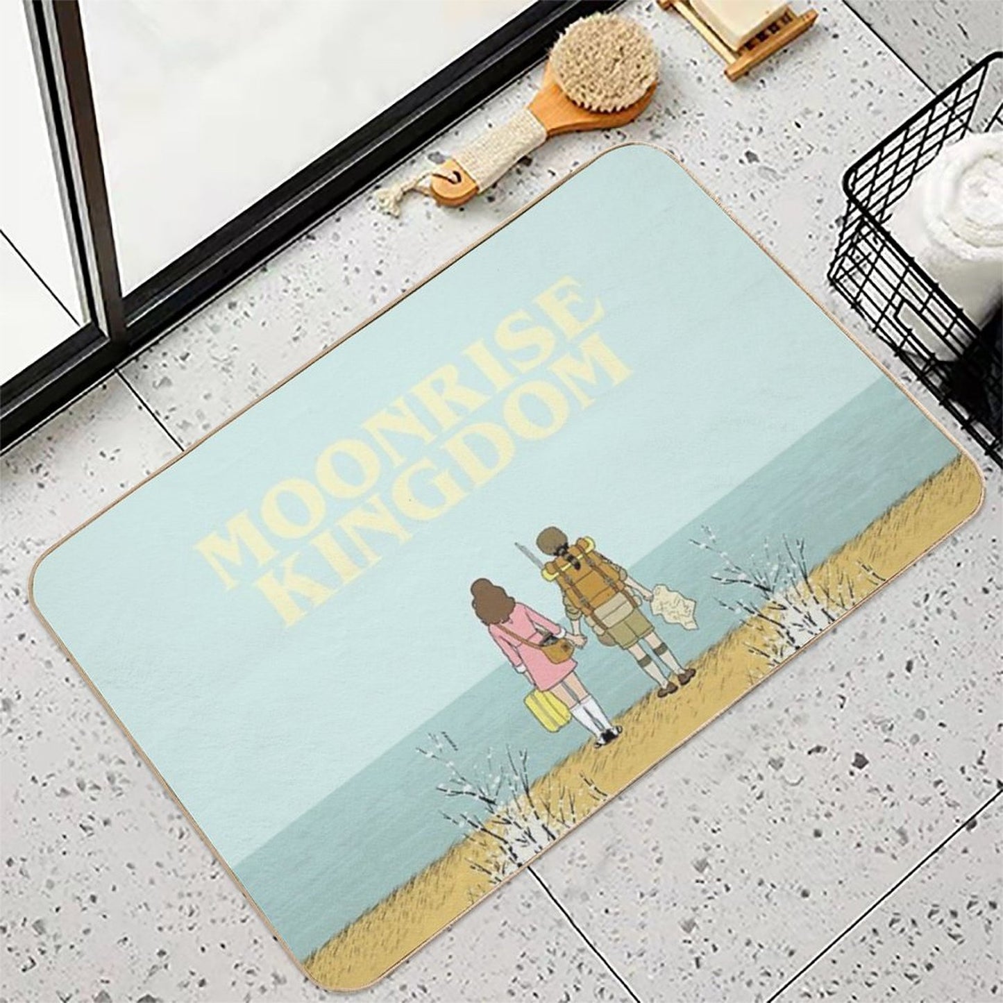 Wes Anderson Movie  High-Traffic Bath Mat