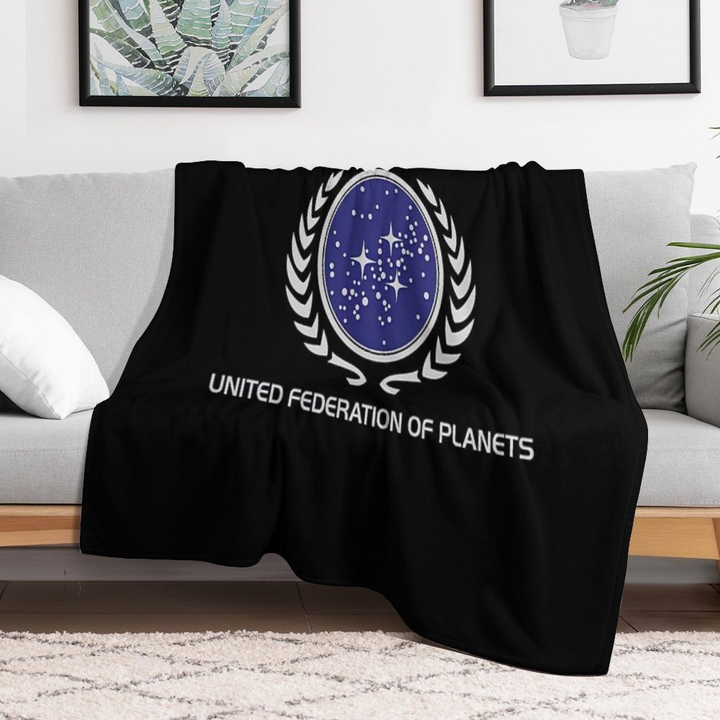 United Federation of Planet Quick-dry Throw Blanket