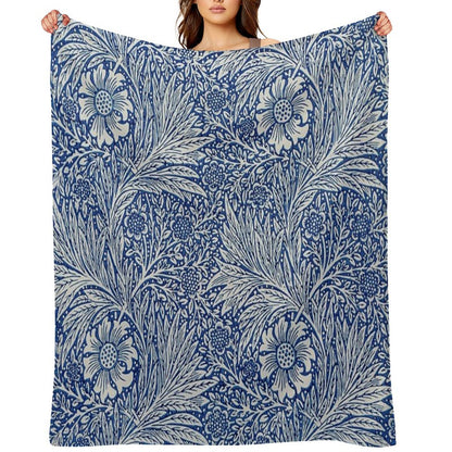 Marigold - William Morris Velvety-soft Throw Blanket