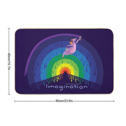Journey Into Imagination - Painting The Dreamport  Anti-Trip Bath Mat