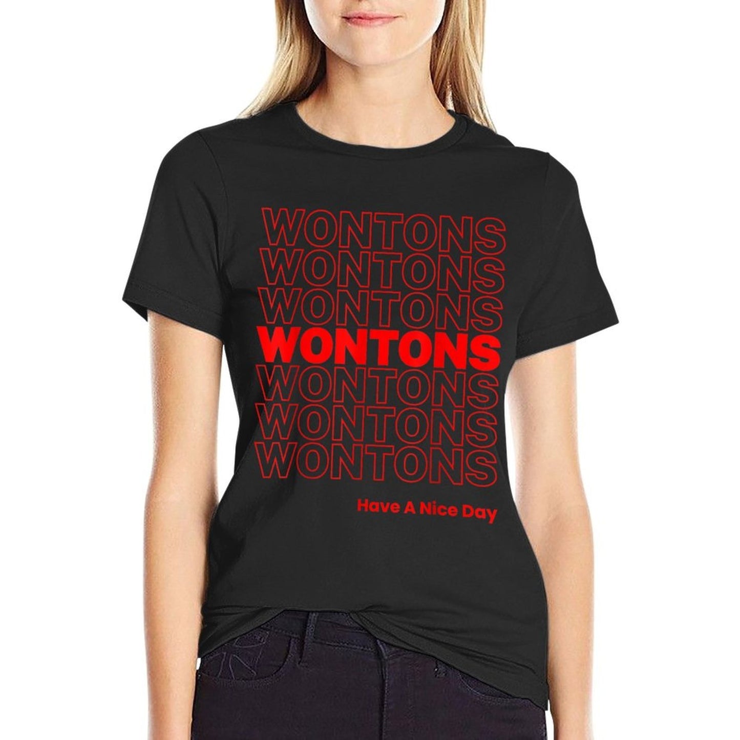 Funny Wonton Dumpling Won Ton Soup Chinese Food Lover Meme  Breathable T-Shirt