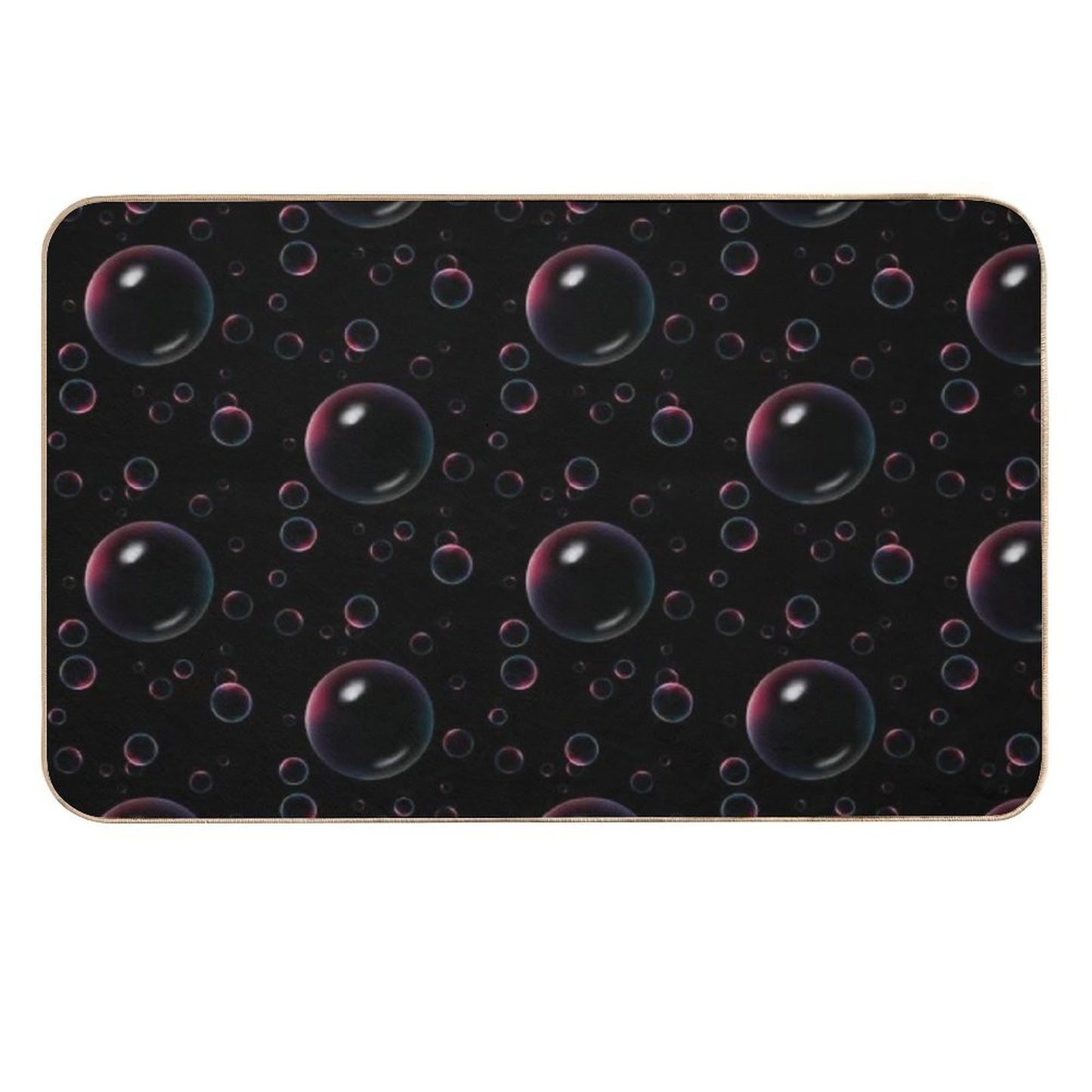 Bubble Collage  Easy Maintenance Bath Mat