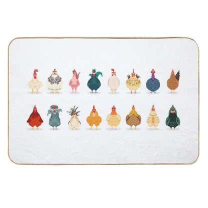 Cute Chicken  Odorless Bath Mat